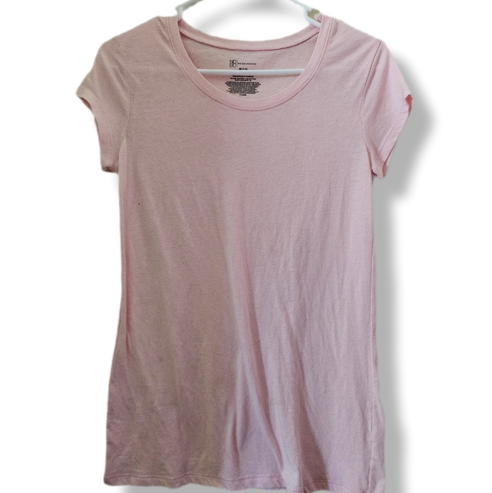 No Boundaries Pink Short Sleeve T-Shirt
